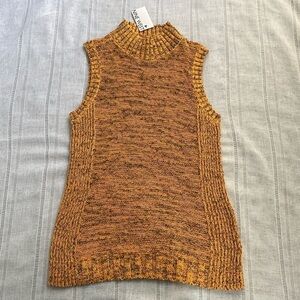 Nine West NWT mock neck sweater vest.